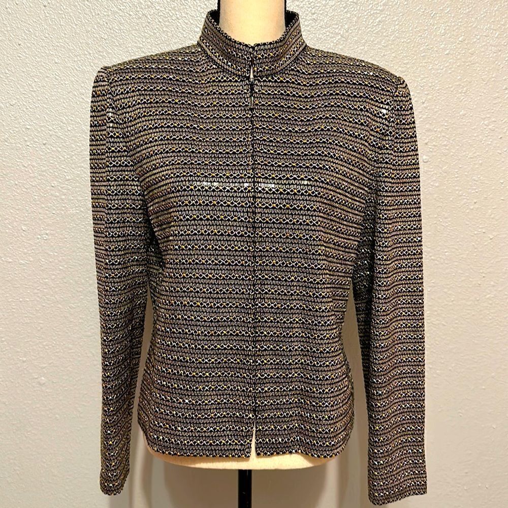 ST. John women’s sequined evening blazer by Marie Gray size 12